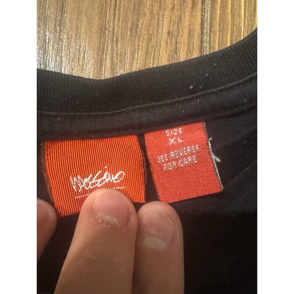 Vtg Y2K Mossimo T-Shirt Mens 2XL Black Graphic Logo 90s Y2K Skate Surf Sz XL - Picture 5 of 5